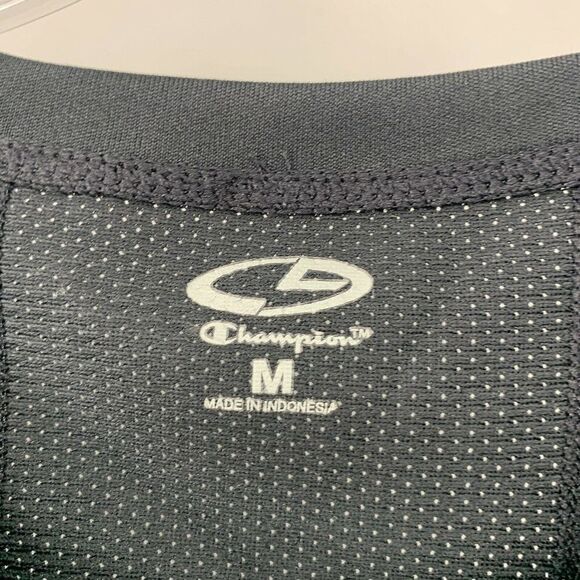 Champion C9 Black Sleeveless Vented Athletic Top M - Picture 5 of 6